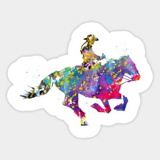 Horse Riding Sticker